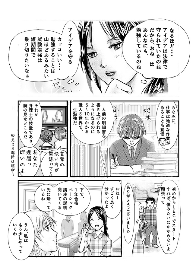 第二話 弁理士を志す人、試験を受ける人、弁理士になった人9
