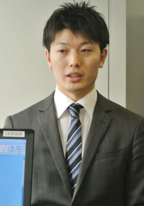 インタビューの様子