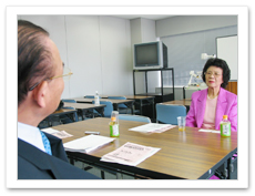 下坂 スミ子氏、反町 勝夫対談