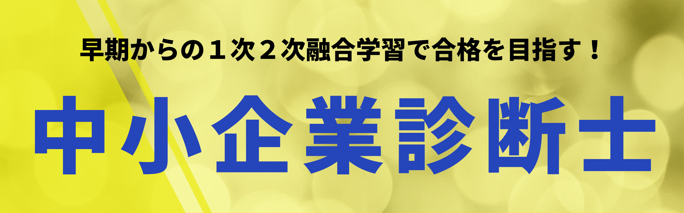 【中小企業診断士】1.5年合格コース販売中！1次2次試験対策！　講座と無料説明会のご案内
