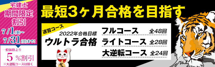 【宅建士】2022年合格目標 −確実に合格を目指せるLECの力-