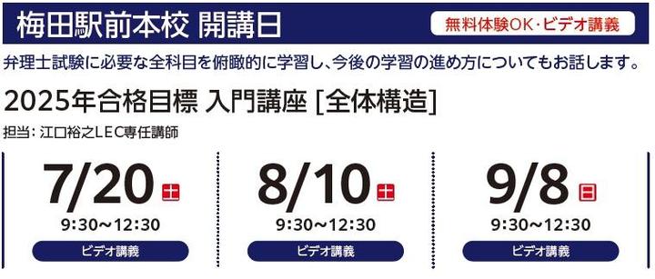 弁理士試験】最新講義を体験！入門講座 全体構造編 第1回（江口