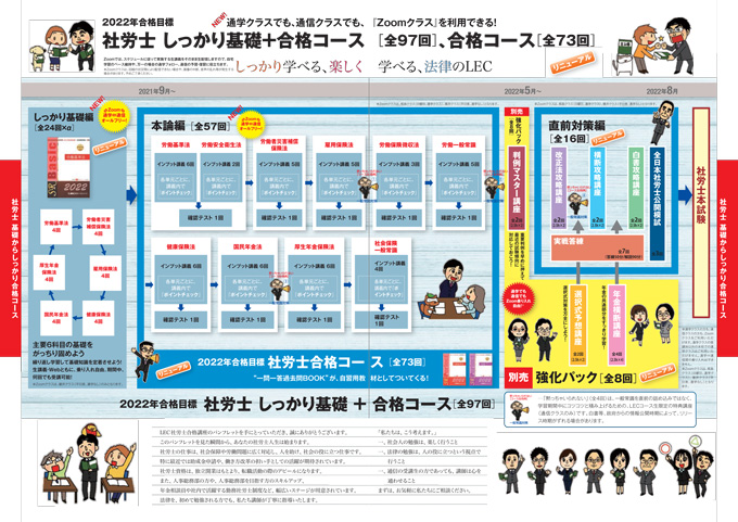 2022年合格目標 社労士合格コース - 社会保険労務士｜LEC東京リーガル 