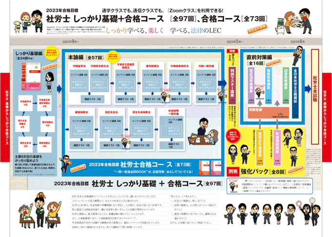 2023年合格目標 社労士合格コース - 社会保険労務士｜LEC東京リーガル 