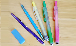 テキスト書き込み用の消えるペン