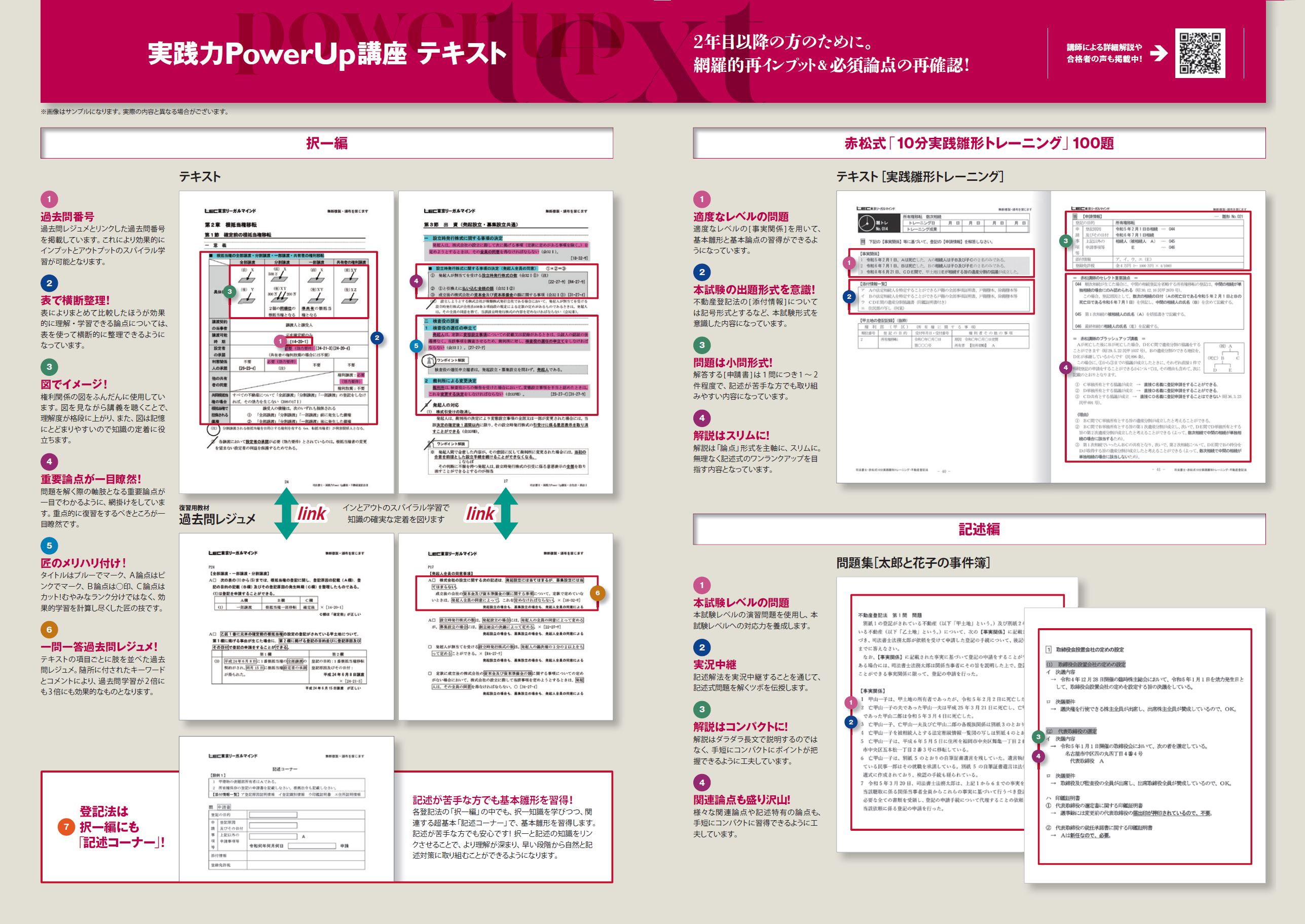 学習経験者向け 実践力PowerUp講座 - 司法書士試験対策講座 学習経験者