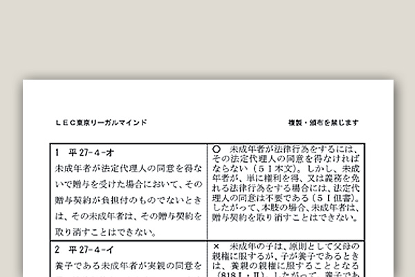 2023年合格目標 LEC Vマジック攻略講座 商業登記法 6回 復習問題