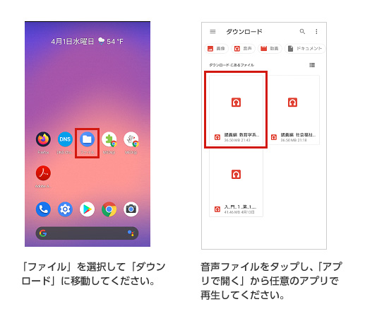 Androidの場合