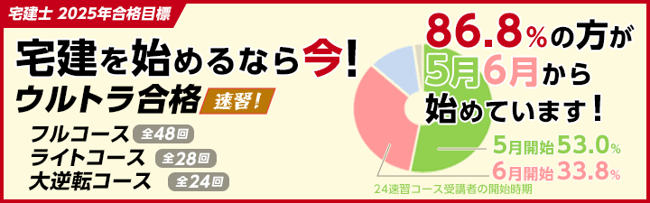 【宅建士】2025年合格目標 カリキュラム&無料イベントのご案内